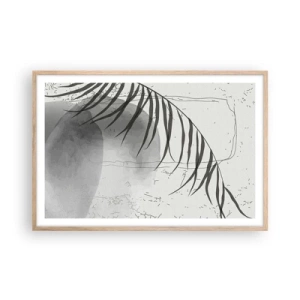 Affiche dans un chêne clair - Poster - L'exotisme subtil de la nature - 91x61 cm