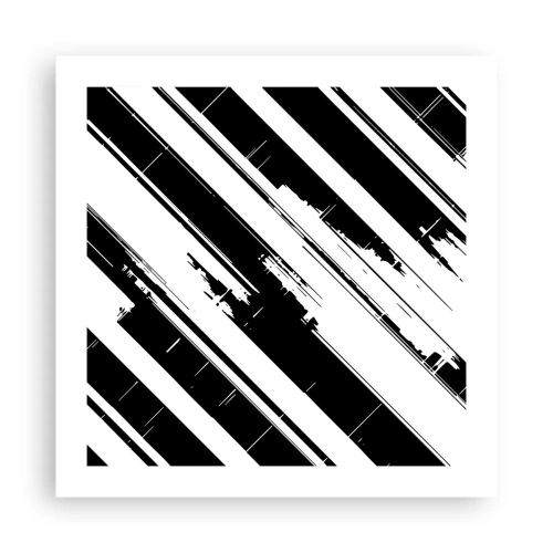 Affiche - Poster - Une composition intense et dynamique - 50x50 cm