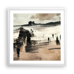 Affiche dans un cadre blanc - Poster - Invoqué - 50x50 cm