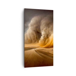 Impression sur toile - Image sur toile - La colère du désert - 55x100 cm