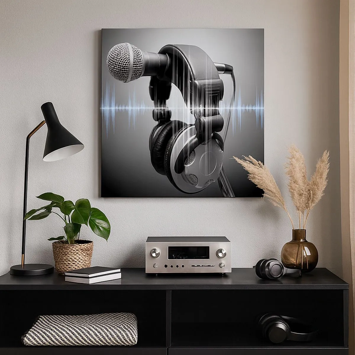 Impression sur toile - Image sur toile - Vous pouvez encore entendre son chant - 30x30 cm