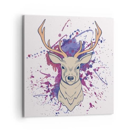 Impression sur toile - Image sur toile - Courage et équilibre - 60x60 cm