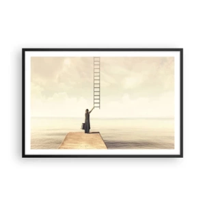 Affiche dans un cadre noir - Poster - Voyage magique - 91x61 cm