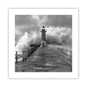 Affiche - Poster - Sans peur - 40x40 cm