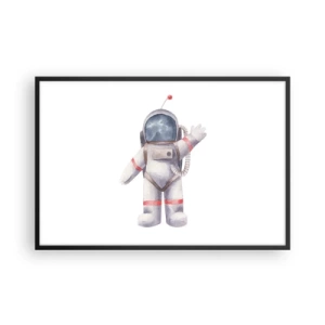 Affiche dans un cadre noir - Poster - C'est tout pour le moment! - 91x61 cm