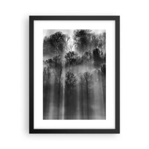 Affiche dans un cadre noir - Poster - Dans les flots de lumière - 30x40 cm