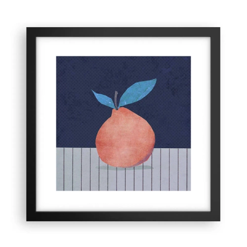 Affiche dans un cadre noir - Poster - Convexité et plan - 30x30 cm