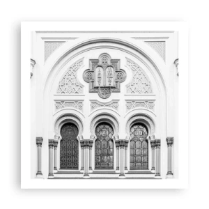 Affiche - Poster - À la frontière des cultures - 60x60 cm