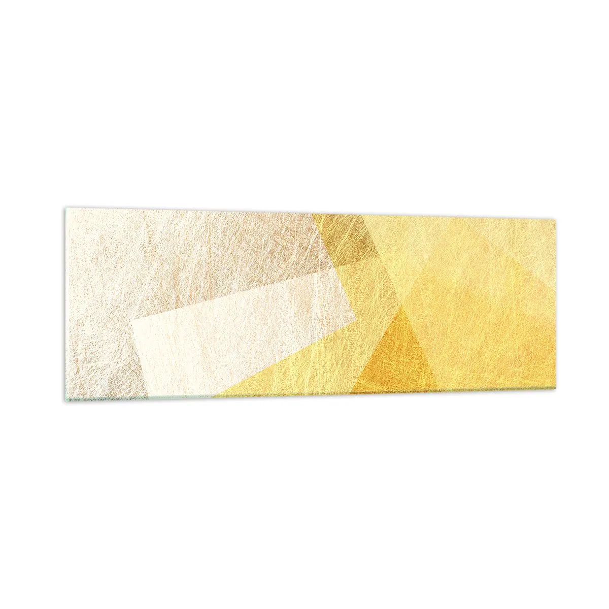 Impression sur verre - Image sur verre - Météo géométrique - 90x30 cm