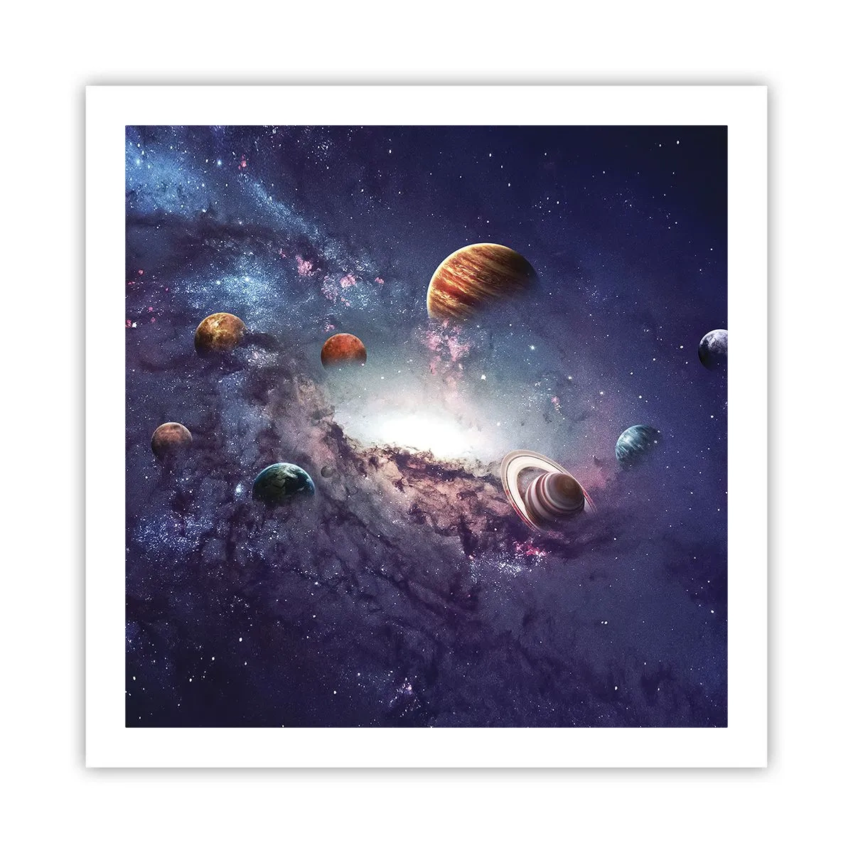 Affiche - Poster - Système de danse solaire - 60x60 cm