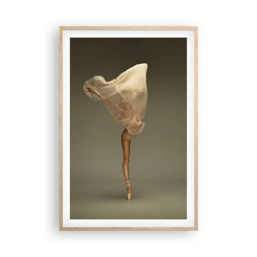 Affiche dans un chêne clair - Poster - Il va bientôt s'envoler - 61x91 cm