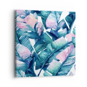 Impression sur toile - Image sur toile - Dans une bananeraie - 30x30 cm