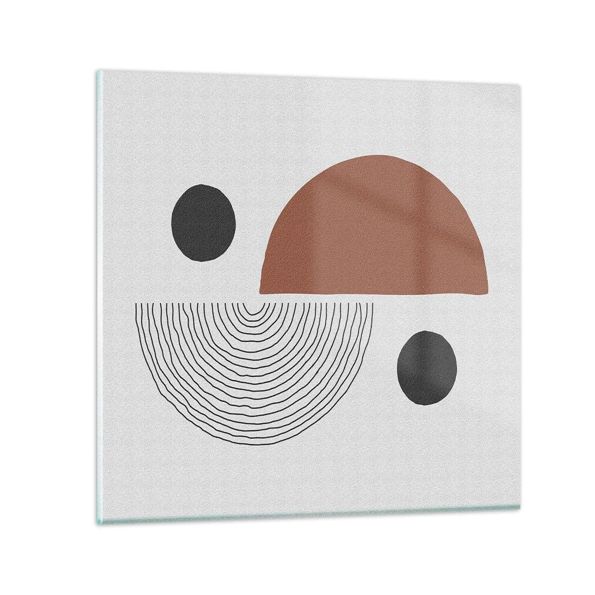 Impression sur verre - Image sur verre - Perfection de la roue - 50x50 cm