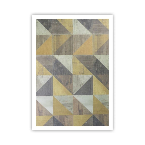 Affiche - Poster - Suivant l'angle du triangle - 70x100 cm