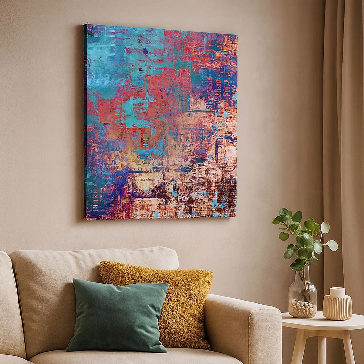 Impression sur toile - Image sur toile - Mémoire et oubli - 30x30 cm