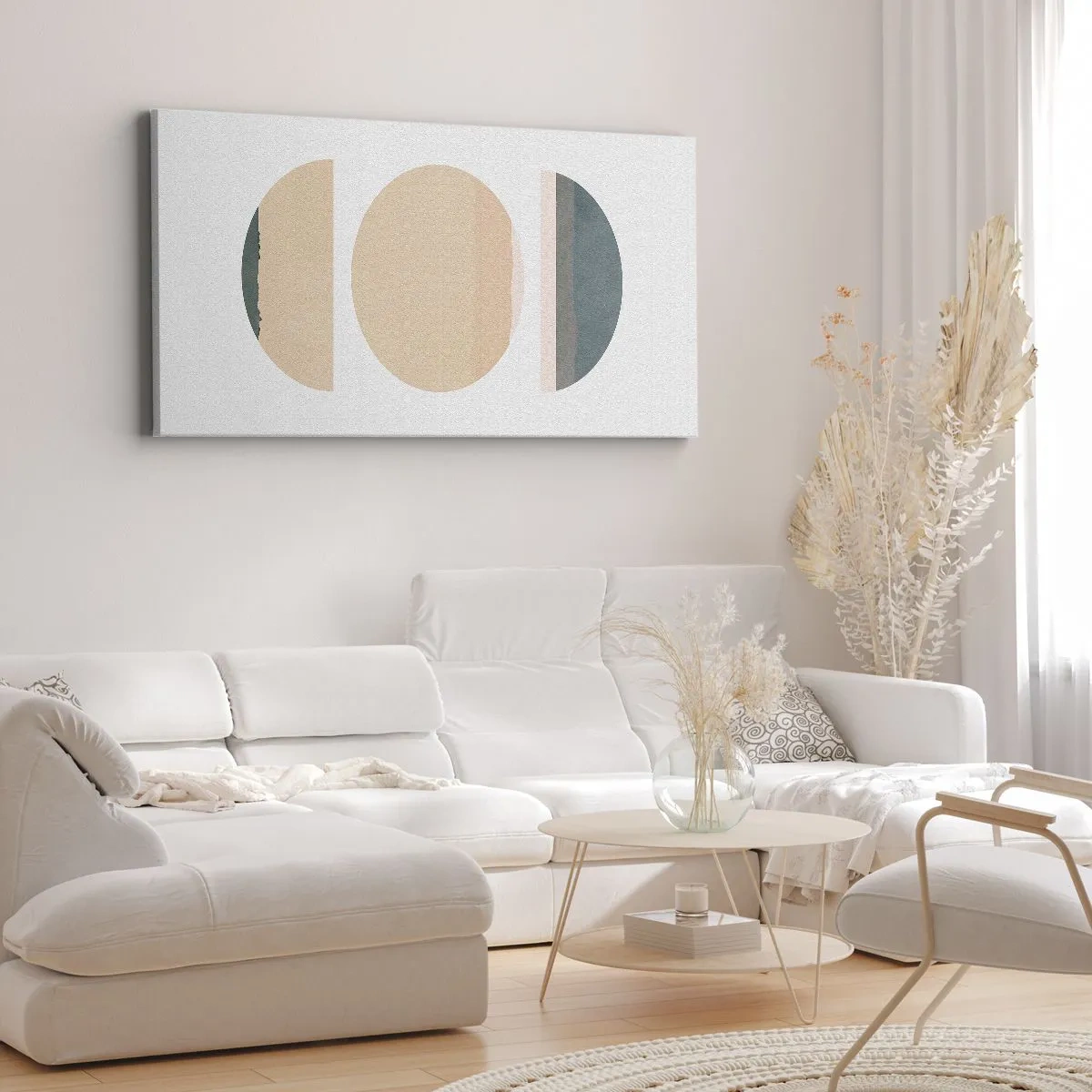 Impression sur toile - Image sur toile - Cercles après cercles - 100x40 cm