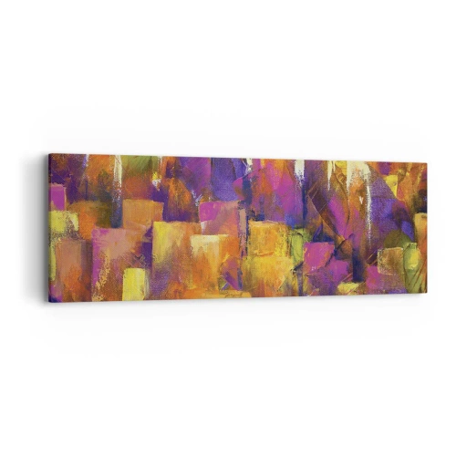 Impression sur toile - Image sur toile - Composition métropolitaine - 90x30 cm