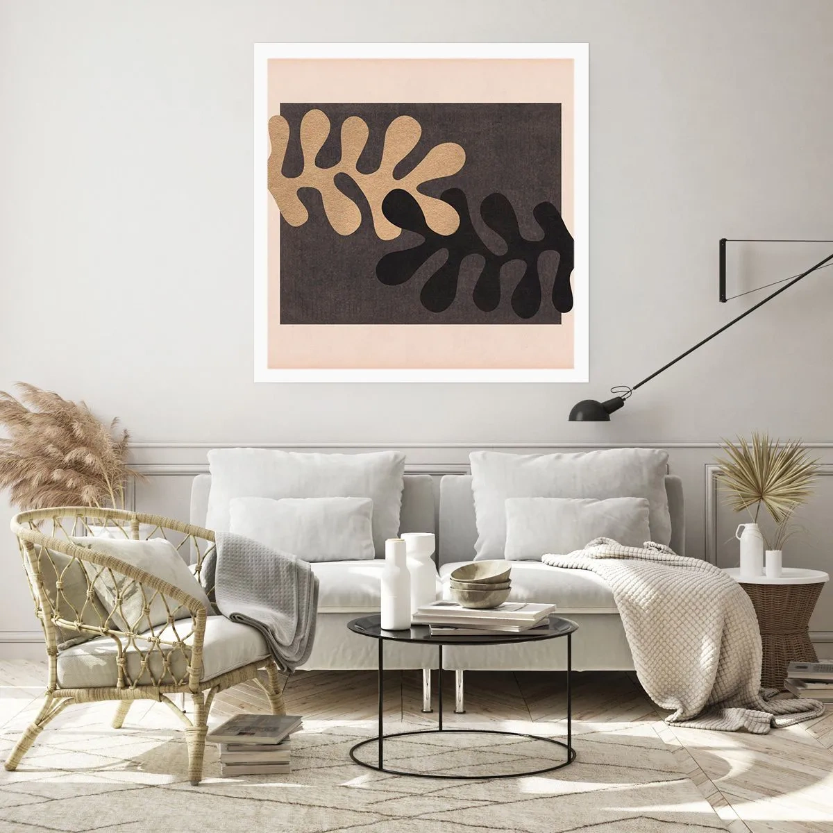 Affiche - Poster - Absence et complément - 60x60 cm