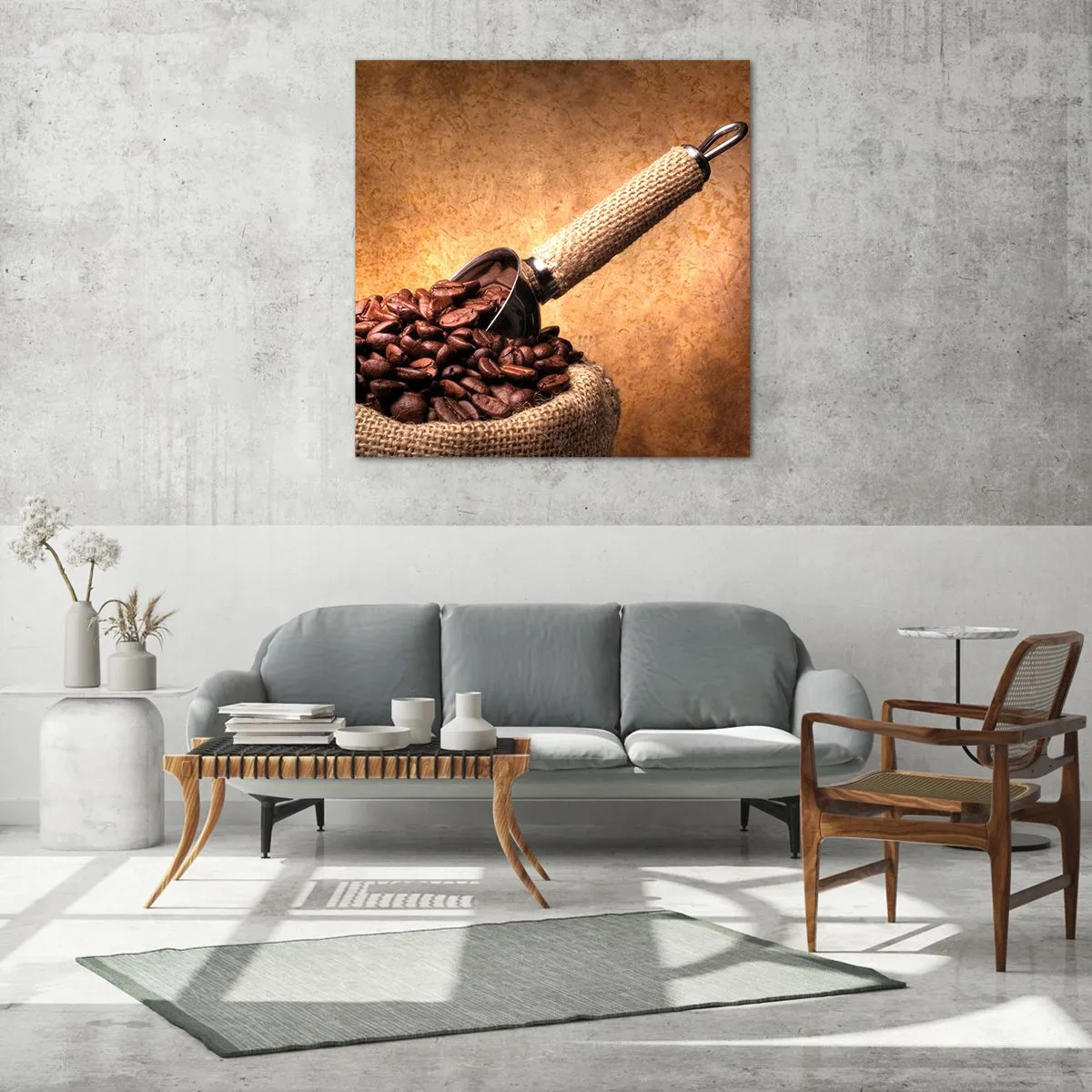 Impression sur verre - Image sur verre - A la source de la saveur - 40x40 cm