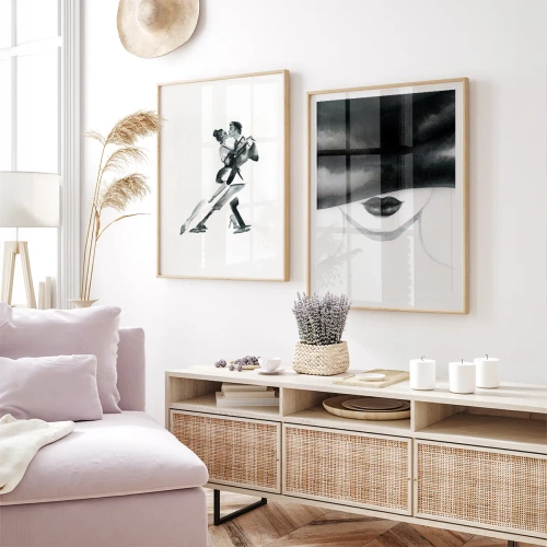 Black and white no. 3 - Inspiration pour le salon