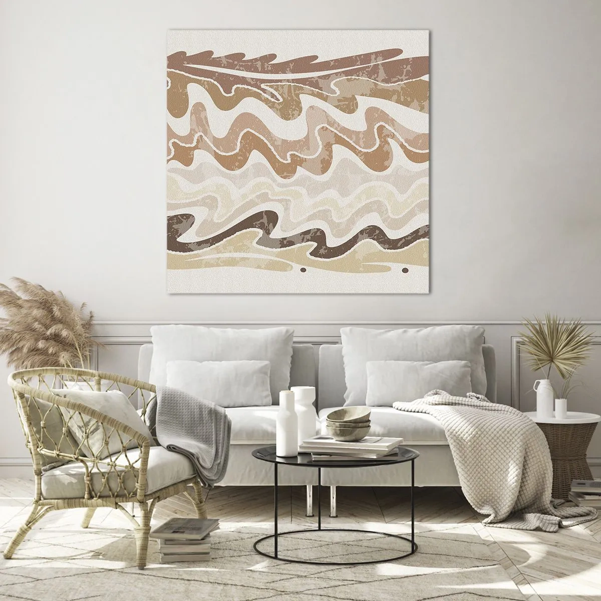 Impression sur verre - Image sur verre - Bonne énergie – bonnes émotions - 70x70 cm