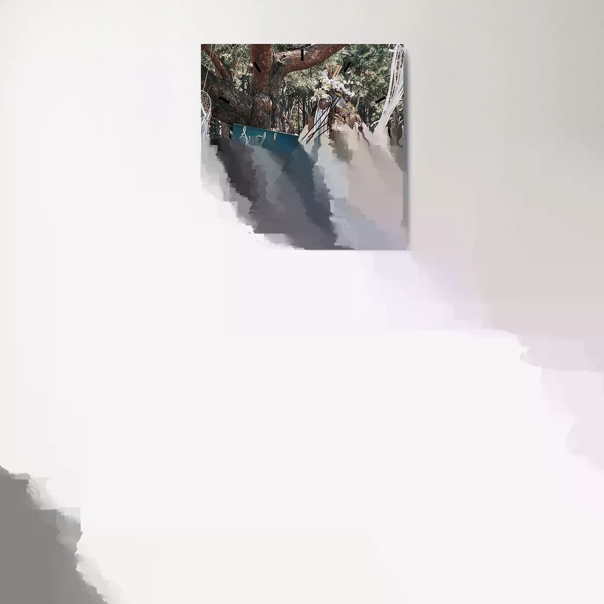 Horloge murale - Pendule murale - Make love… - 30x30 cm