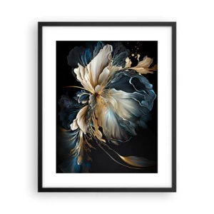 Affiche dans un cadre noir - Poster - Fleur de fougère de conte de fées - 40x50 cm