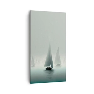 Impression sur toile - Image sur toile - Fait de brouillard - 55x100 cm