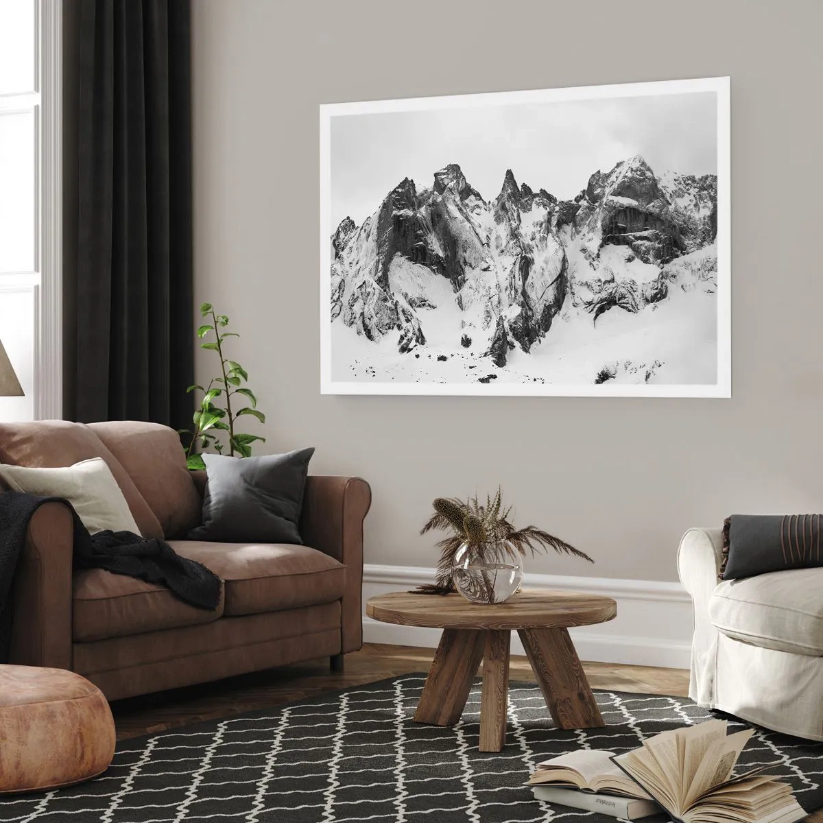 Affiche - Poster - Crête dangereuse de granit - 50x40 cm