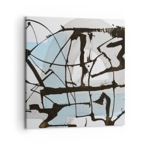 Impression sur toile - Image sur toile - Bleu malgré tout - 50x50 cm