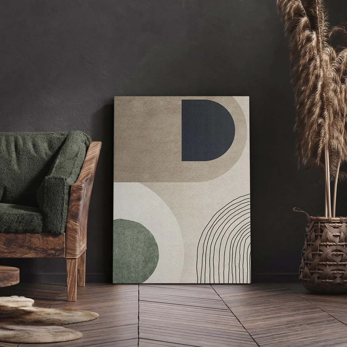 Impression sur toile - Image sur toile - La douceur de l'ovale - 55x100 cm