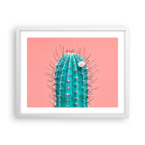 Affiche dans un cadre blanc - Poster - Juste regarde - 50x40 cm