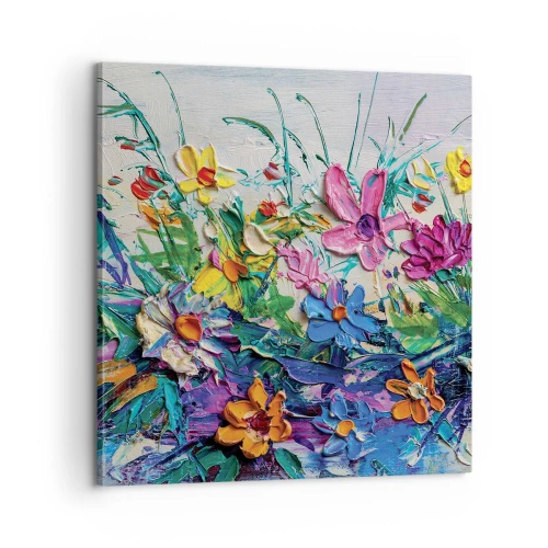 Impression sur toile - Image sur toile - Absolument pas une nature morte - 60x60 cm