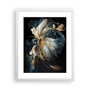 Affiche dans un cadre blanc - Poster - Fleur de fougère de conte de fées - 40x50 cm