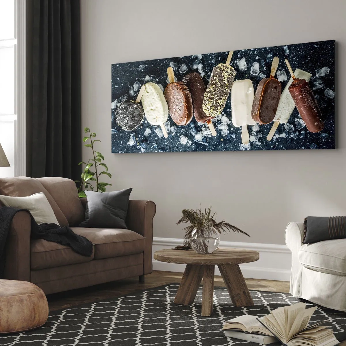 Impression sur toile - Image sur toile - Le goût de l'été chaud - 90x30 cm