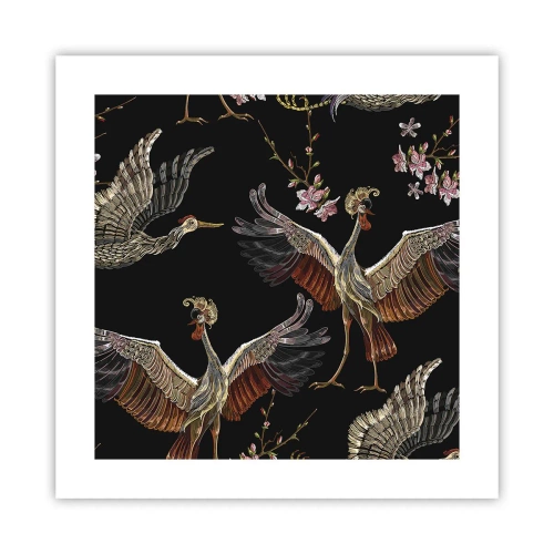 Affiche - Poster - Un oiseau de conte de fées - 40x40 cm