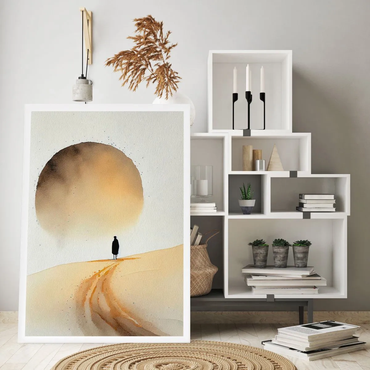 Affiche - Poster - Toujours solitaire - 70x100 cm