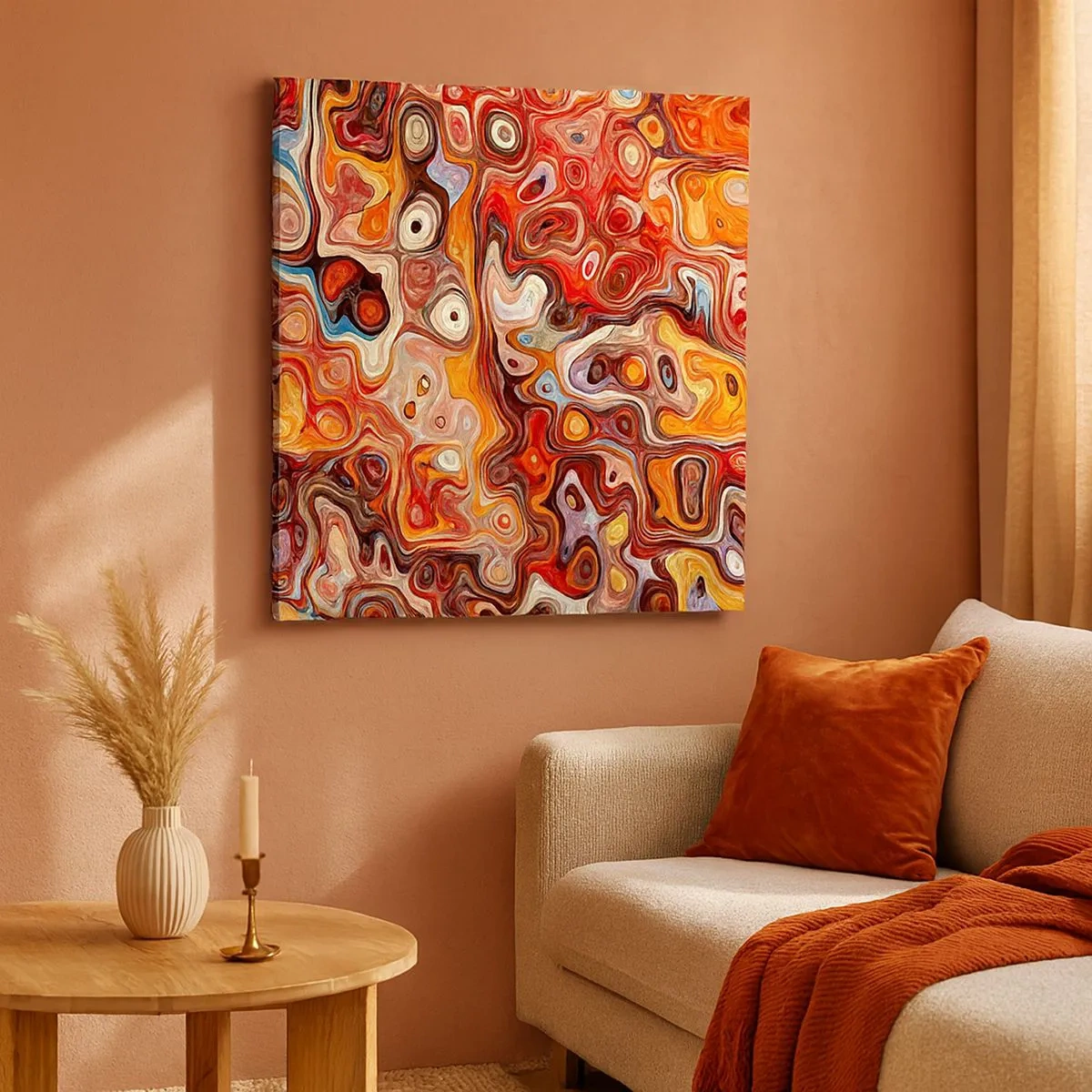 Impression sur toile - Image sur toile - Si les noix fondaient dans du miel - 30x30 cm