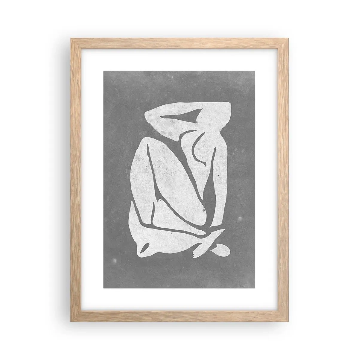 Affiche dans un chêne clair - Poster - En pensée - 30x40 cm