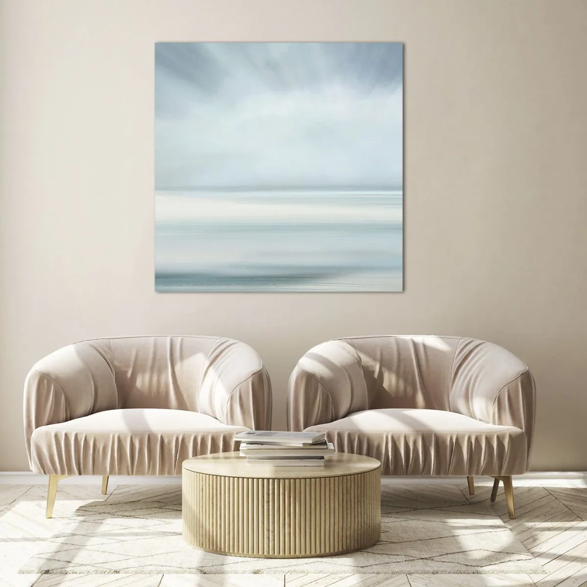 Impression sur verre - Image sur verre - Paix à l'horizon - 60x60 cm