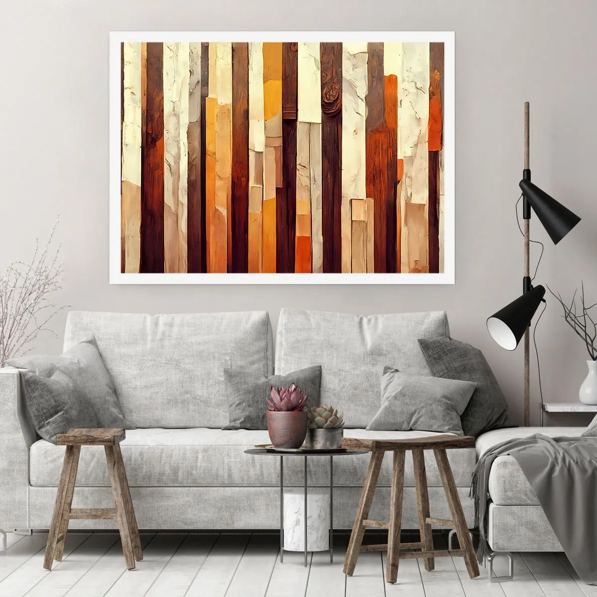 Affiche - Poster - Hymne des arbres forestiers - 70x50 cm