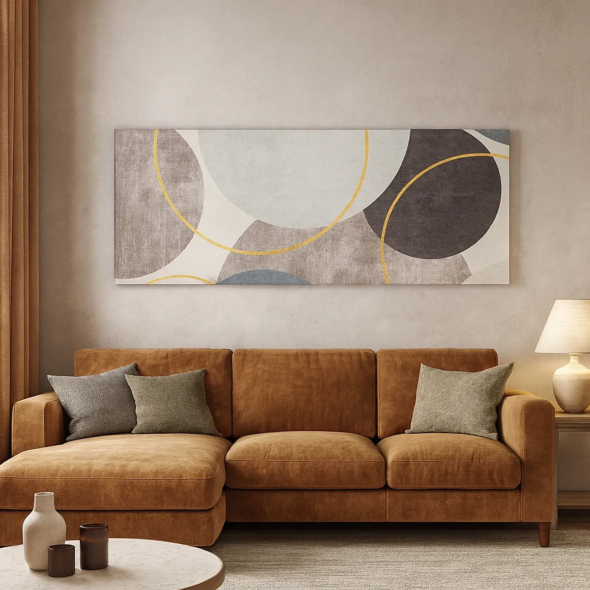 Impression sur toile - Image sur toile - Cercles sur cercles - 30x30 cm