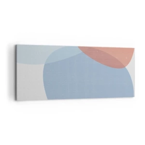 Impression sur toile - Image sur toile - Relations pastel - 100x40 cm