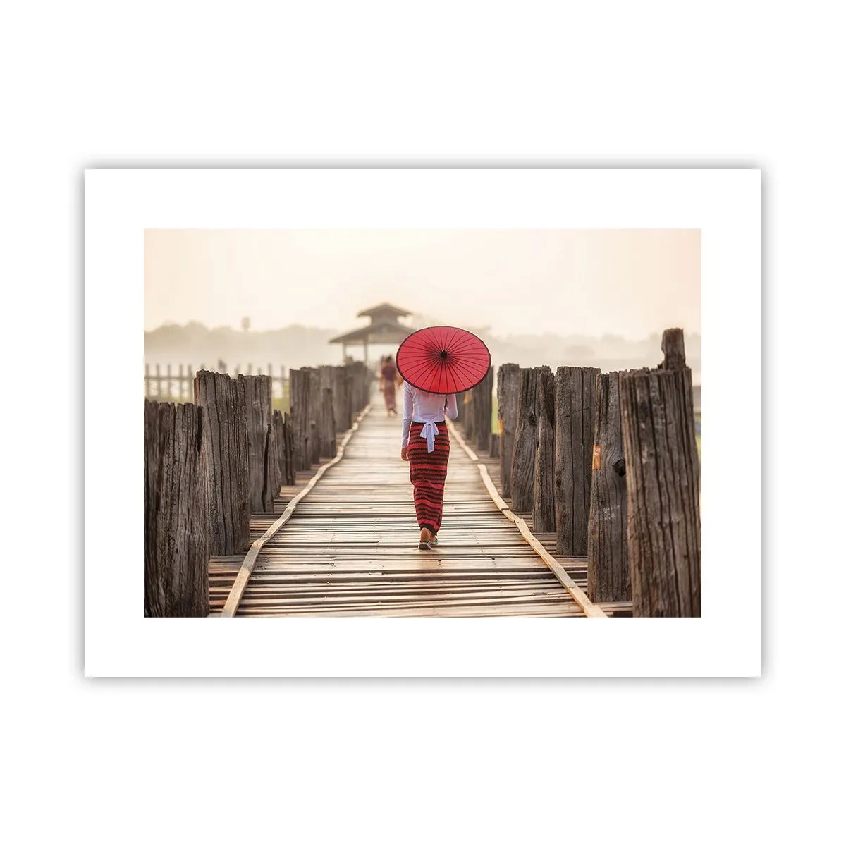 Affiche - Poster - Sur le vieux pont - 40x30 cm