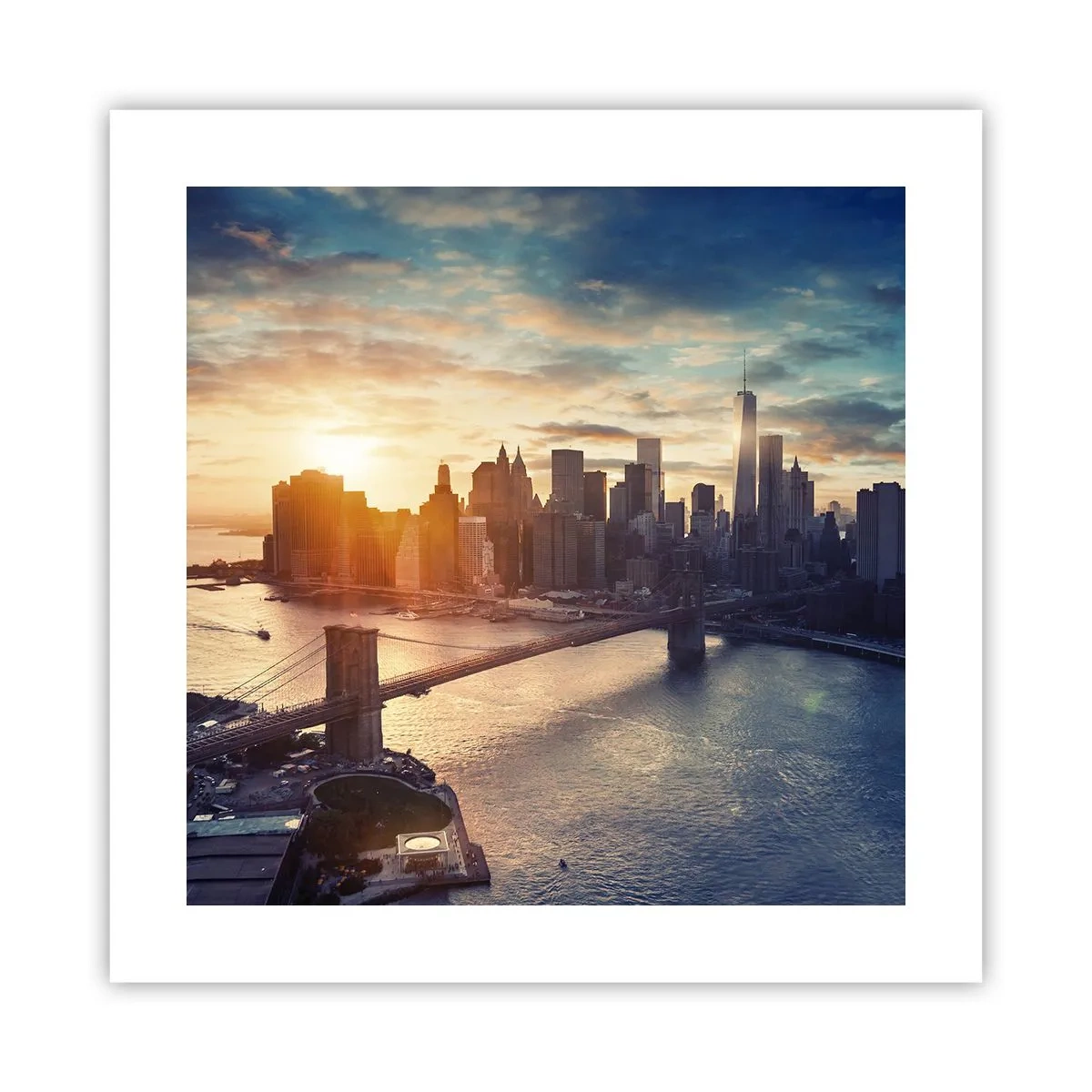 Affiche - Poster - Monument de la culture occidentale - 40x40 cm