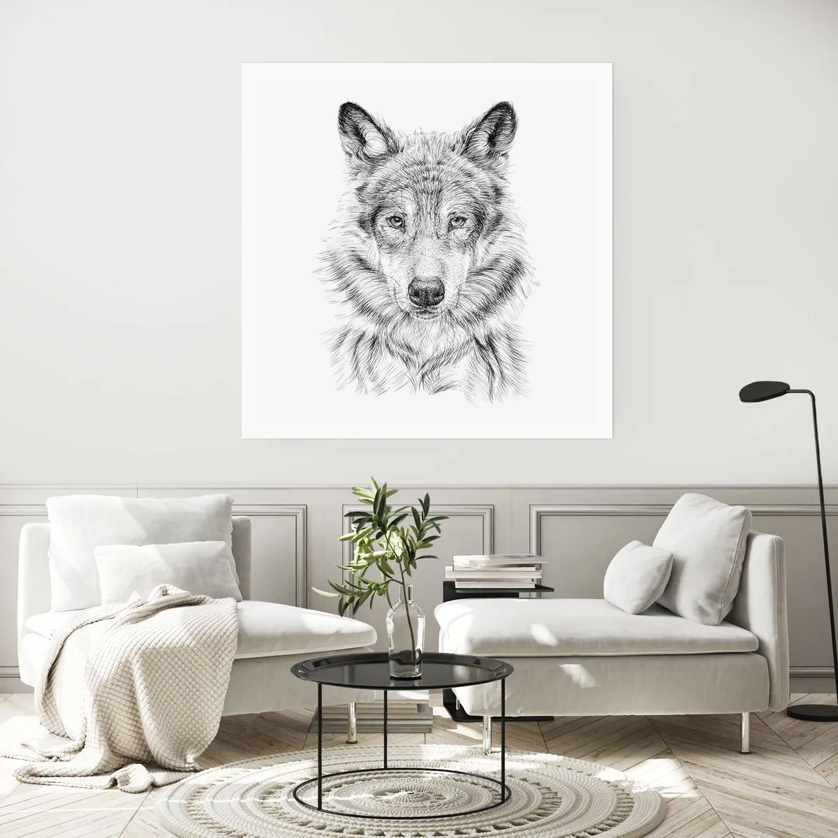 Affiche - Poster - Un leader né - 30x30 cm