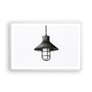 Affiche dans un cadre blanc - Poster - Comme il y a des années… - 91x61 cm