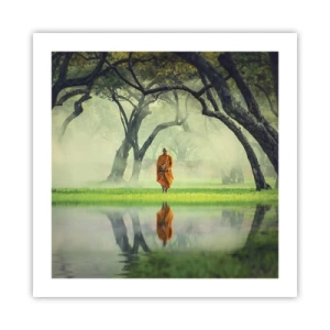 Affiche - Poster - En route vers l'illumination - 50x50 cm