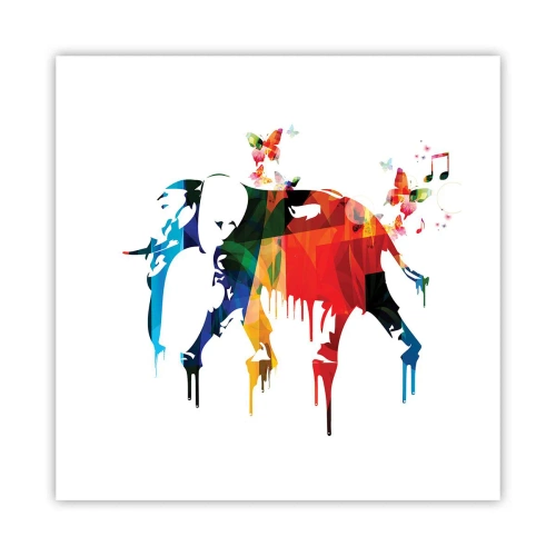 Affiche - Poster - Tout le monde peut danser - 40x40 cm