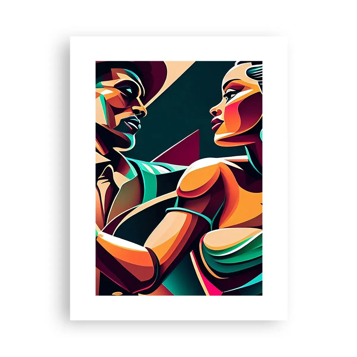 Affiche - Poster - Au rythme du coeur - 30x40 cm